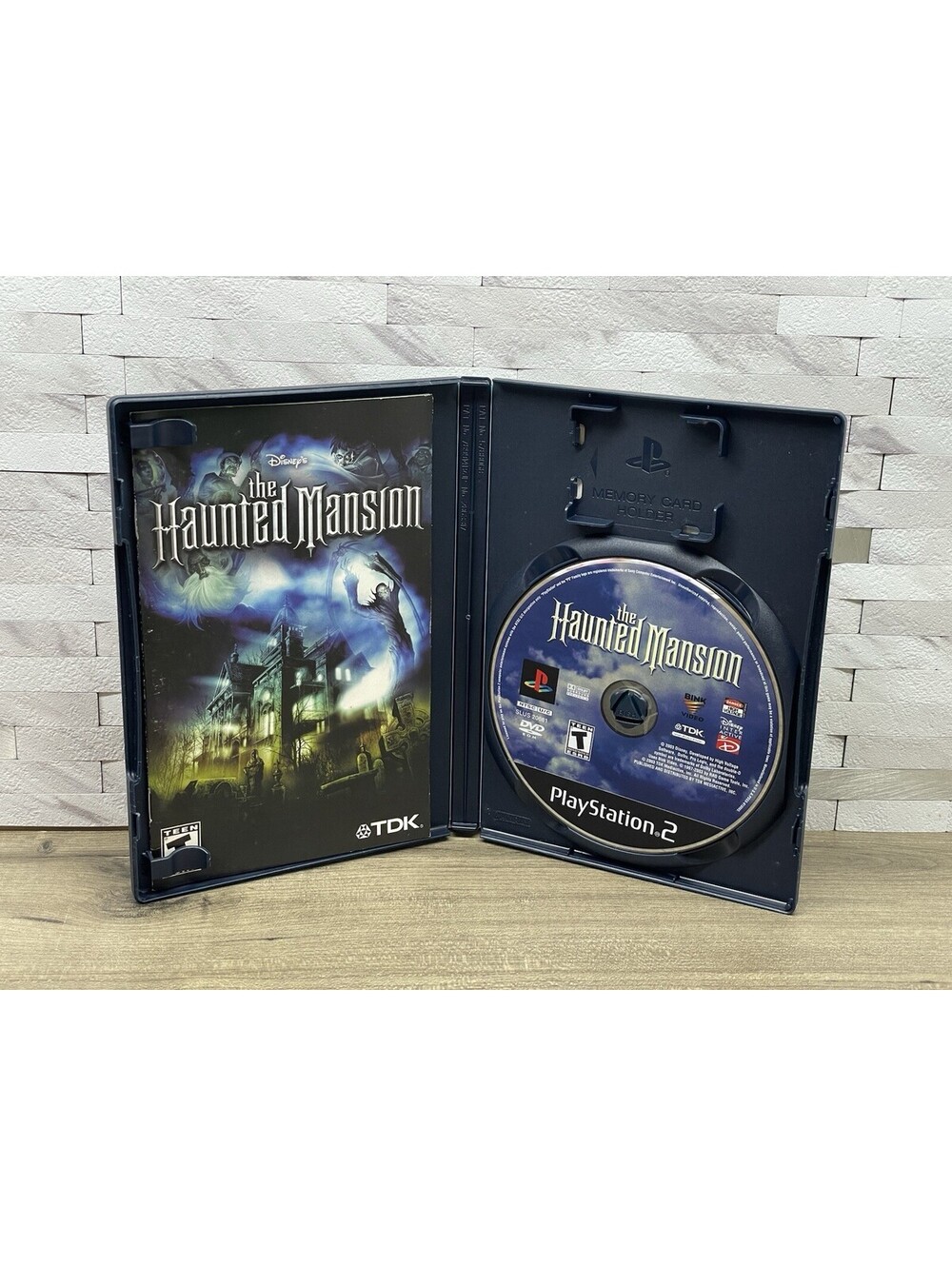 The Haunted Mansion - PS2 PlayStation 2 w/ Movie Ticket - Complete CIB w/ Manual